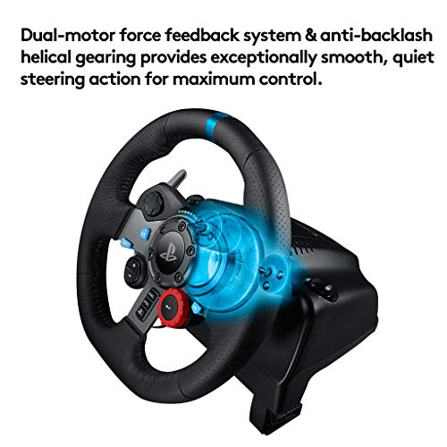 Logitech G29 Driving Force Racing Wheel with Pedals - (PS5) PlayStation 5 Accessories Logitech   