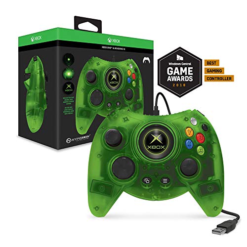 Hyperkin Duke Wired Controller for Xbox One/ Windows 10 PC (Green Limited Edition) - Xbox One Video Games Hyperkin   