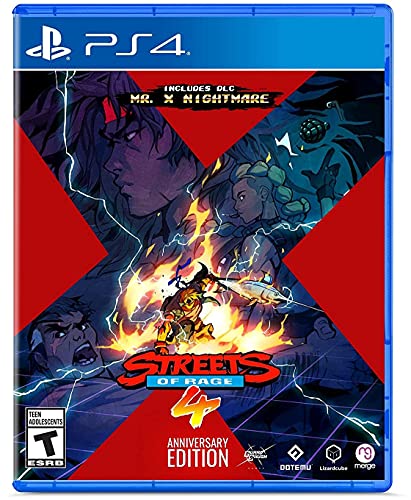 Streets of Rage 4 - Anniversary Edition - (PS4) PlayStation 4 Video Games Merge Games   