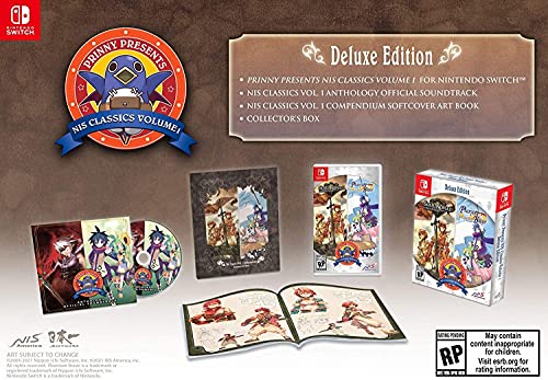 Prinny Presents NIS Classics Volume 1 Deluxe Edition - (NSW) Nintendo Switch Video Games NIS America   