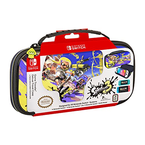 RDS Industries Deluxe Travel Case (Splatoon 3) -  (NSW) Nintendo Switch Accessories Game Traveler   