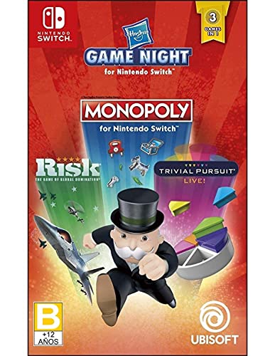 Hasbro Game Night for Nintendo Switch - (NSW) Nintendo Switch Video Games Ubisoft   