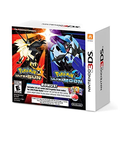 Pokemon Ultra Sun & Pokemon Ultra Moon (Veteran Trainer's Dual Pack) - Nintendo 3DS Video Games Nintendo   