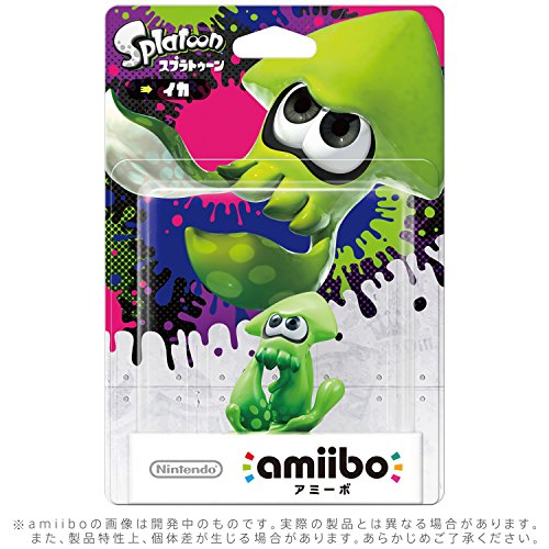 Inkling Squid (Green) (Splatoon series) - Nintendo WiiU Amiibo (Japanese Import) Amiibo Nintendo   