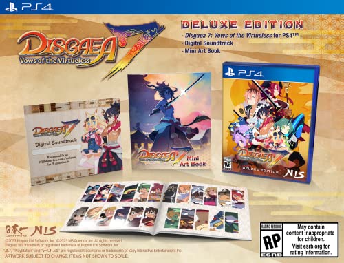 Disgaea 7: Vows of the Virtueless (Deluxe Edition) - (PS4) PlayStation 4 Video Games NIS America   