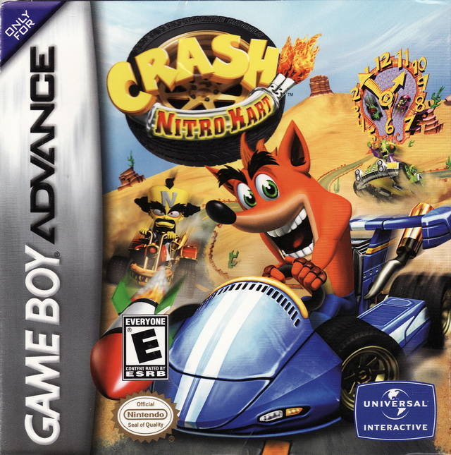 Crash Nitro Kart - (GBA) Game Boy Advance [Pre-Owned] Video Games Universal Interactive   