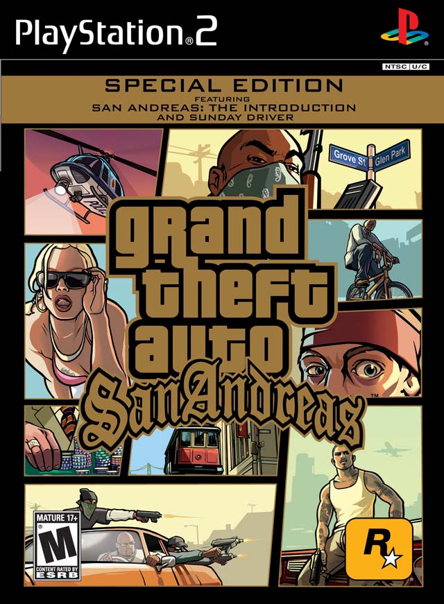 Grand Theft Auto: San Andreas (Special Edition) - (PS2) PlayStation 2 [Pre-Owned] Video Games Rockstar Games   