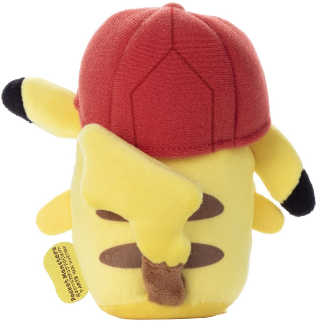 Pokémon Mocchi-Mocchi Pikachu Plush (Alola Cap) (Japanese Import) - Toy Toy TAKARA TOMY A.R.T.S   