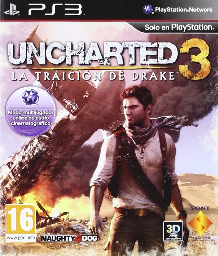 Uncharted 3: Drake's Deception (Spanish Cover) - (PS3) PlayStation 3 (European Import) Video Games Sony   