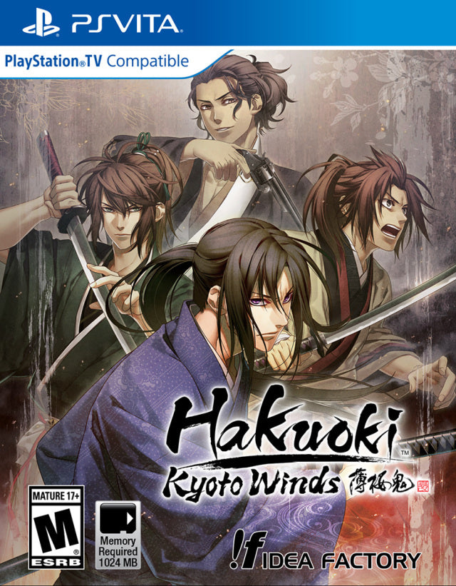 Hakuoki: Kyoto Winds - (PSV) PlayStation Vita Video Games Idea Factory   