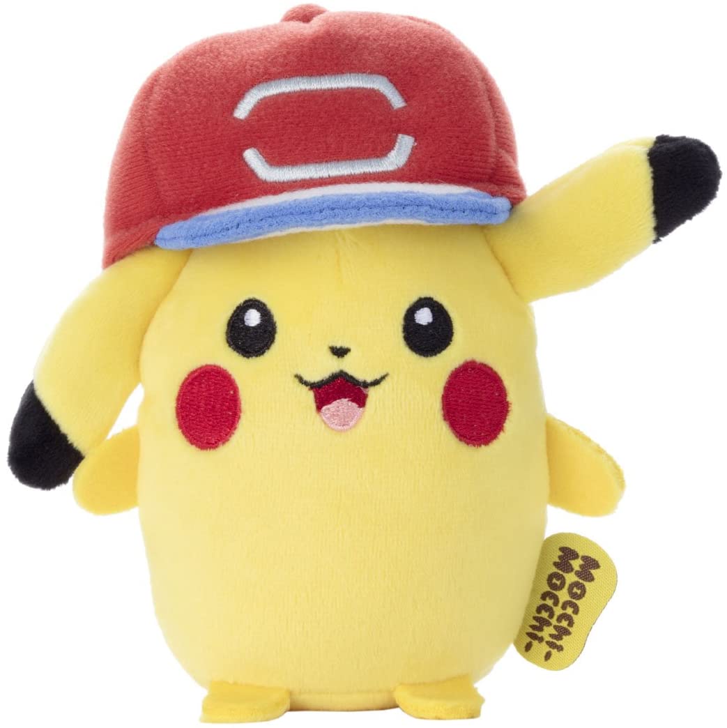 Pokémon Mocchi-Mocchi Pikachu Plush (Alola Cap) (Japanese Import) - Toy Toy TAKARA TOMY A.R.T.S   