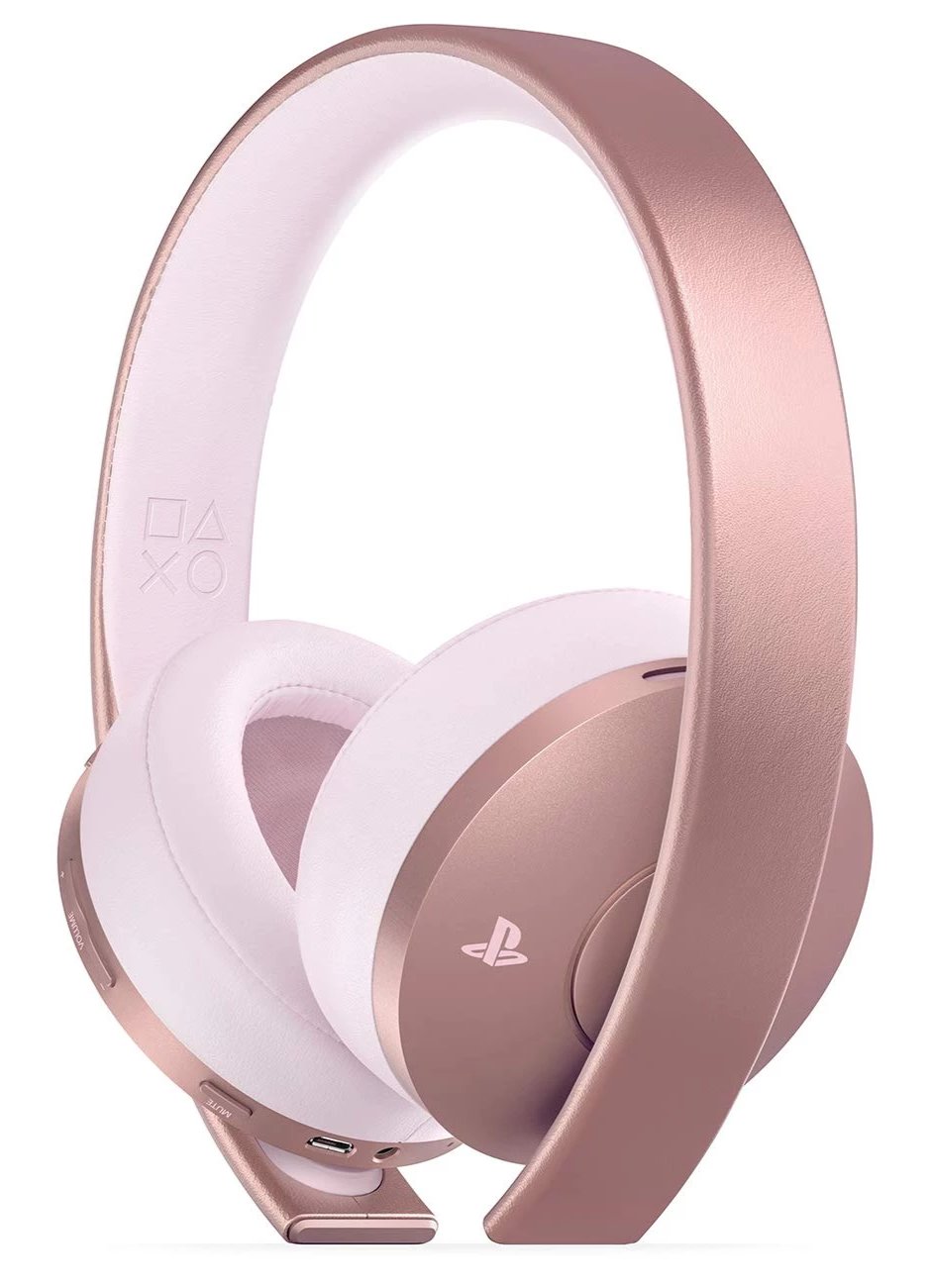 PlayStation Gold Wireless Headset (Rose Gold) - (PS4) PlayStation 4 ( European Import ) Accessories Playstation   