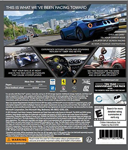 Forza Motorsport 6 - Xbox One [Pre-Owned] Video Games Microsoft   