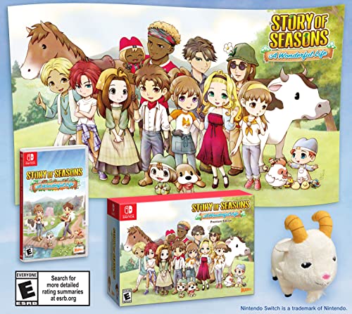 Story of Seasons: A Wonderful Life (Premium Edition) - (NSW) Nintendo Switch Video Games Xseed   