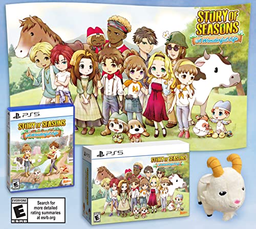 Story of Seasons: A Wonderful Life (Premium Edition) - (PS5) PlayStation 5 Video Games XSEED Games   