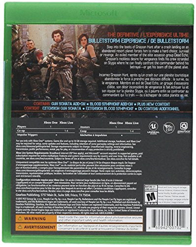 Bulletstorm: Full Clip Edition - (XB1) Xbox One [Pre-Owned] Video Games Gearbox Publishing   