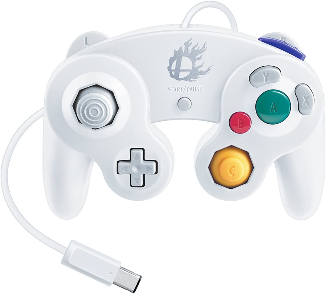 Nintendo GameCube Controller (Super Smash Bros) (White) - (GC) GameCube [Pre-Owned] Accessories Nintendo   