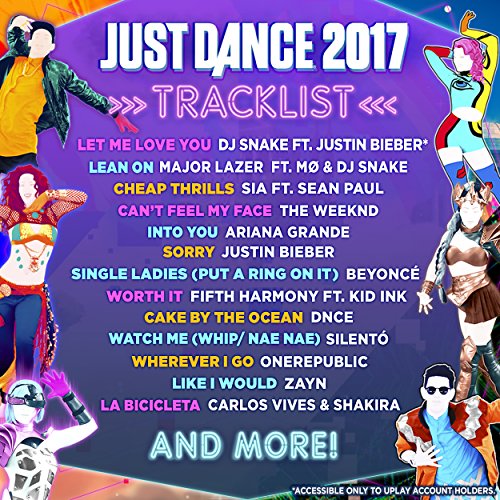 Just Dance 2017 - Nintendo Wii U Video Games Ubisoft   