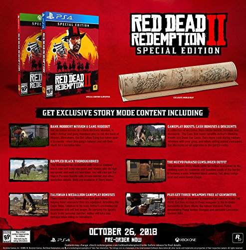 Red Dead Redemption 2: Special Edition - (XB1) Xbox One Video Games Rockstar Games   