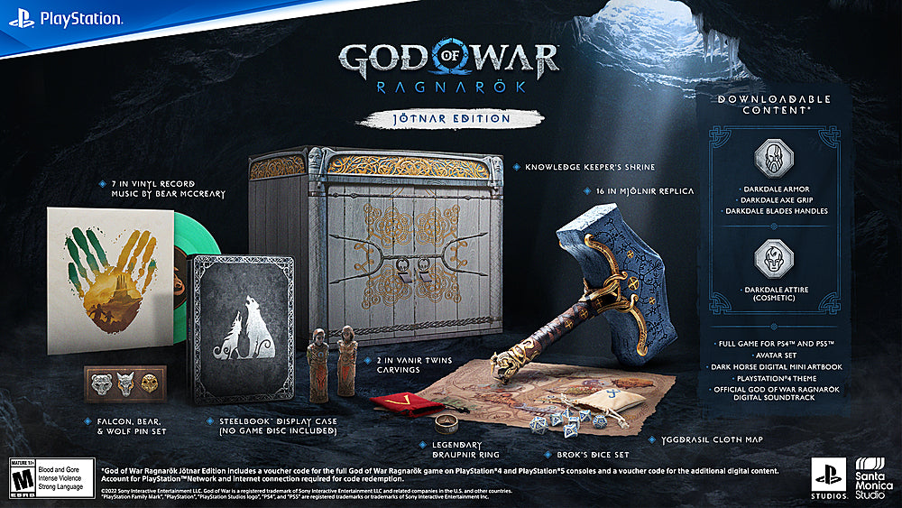 God of War Ragnarök Jötnar Edition - (PS4/PS5) - PlayStation 5 Video Games PlayStation   