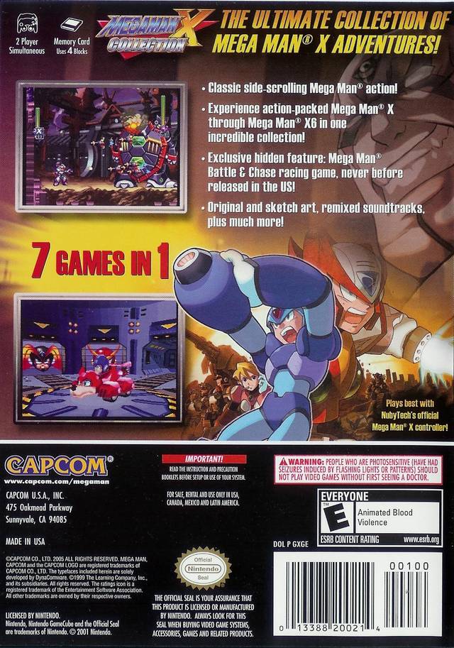 Mega Man X Collection - (GC) GameCube Video Games Capcom   