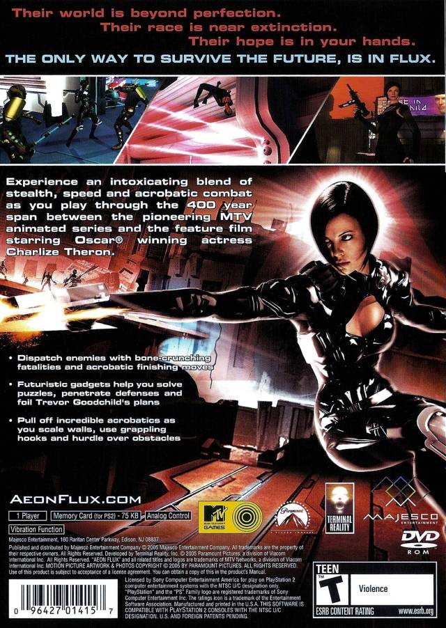 Aeon Flux - (PS2) PlayStation 2 [Pre-Owned] Video Games Majesco   