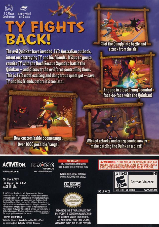 Ty the Tasmanian Tiger 3: Night of the Quinkan - (GC) GameCube [Pre-Owned] Video Games Activision Value   