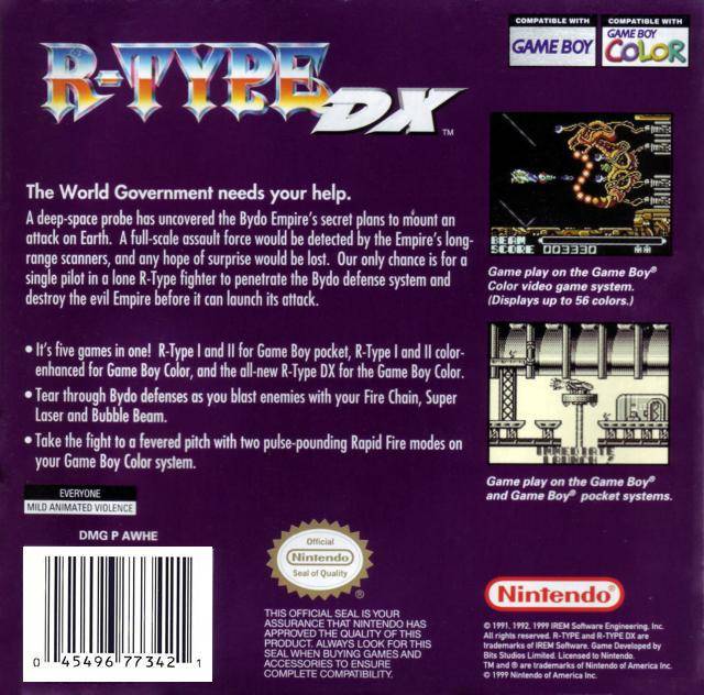 R-Type DX - (GBC) Game Boy Color Video Games Nintendo   