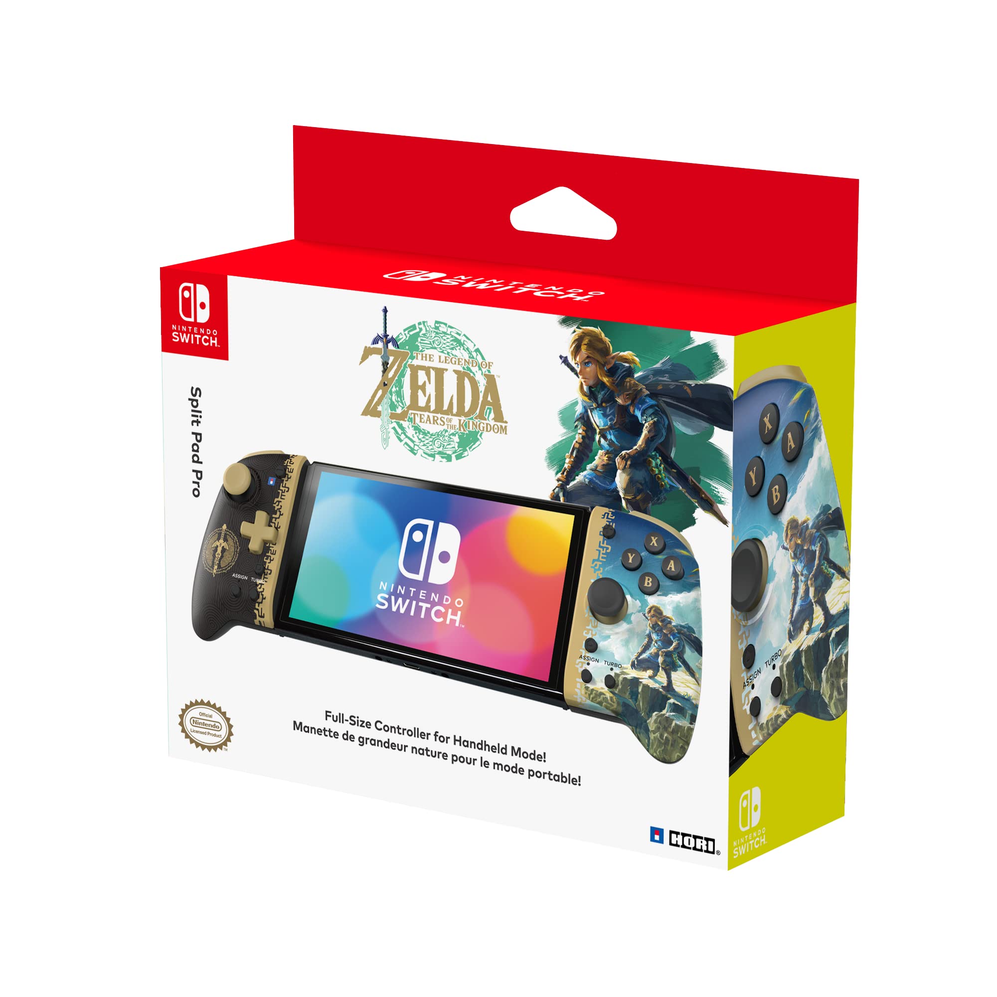 HORI Nintendo Switch Split Pad Pro (The Legend of Zelda: Tears of the Kingdom) - (NSW) Nintendo Switch Accessories HORI   