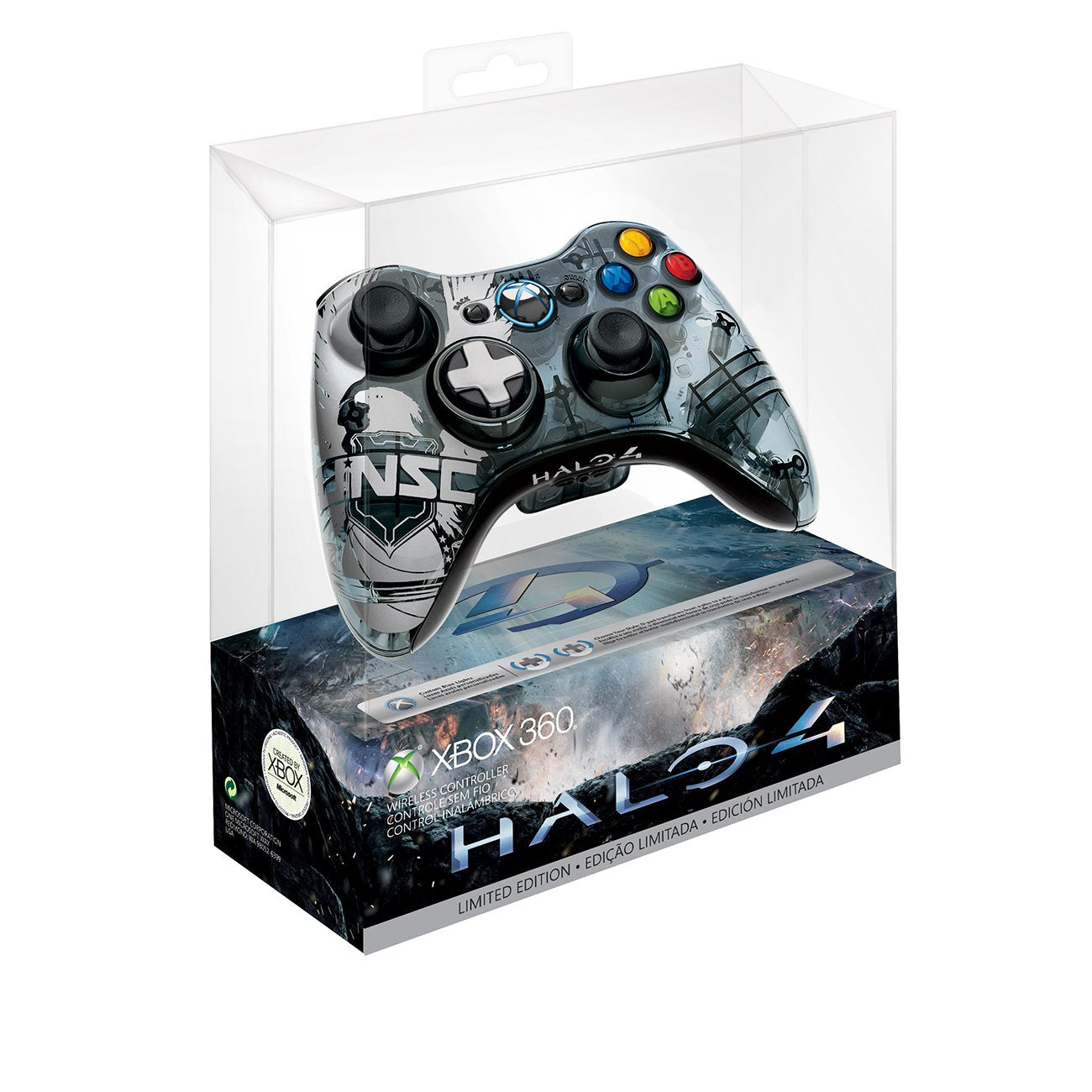 Microsoft Xbox 360 Halo 4 Limited Edition Wireless Controller - Xbox 360 Accessories J&L Game   