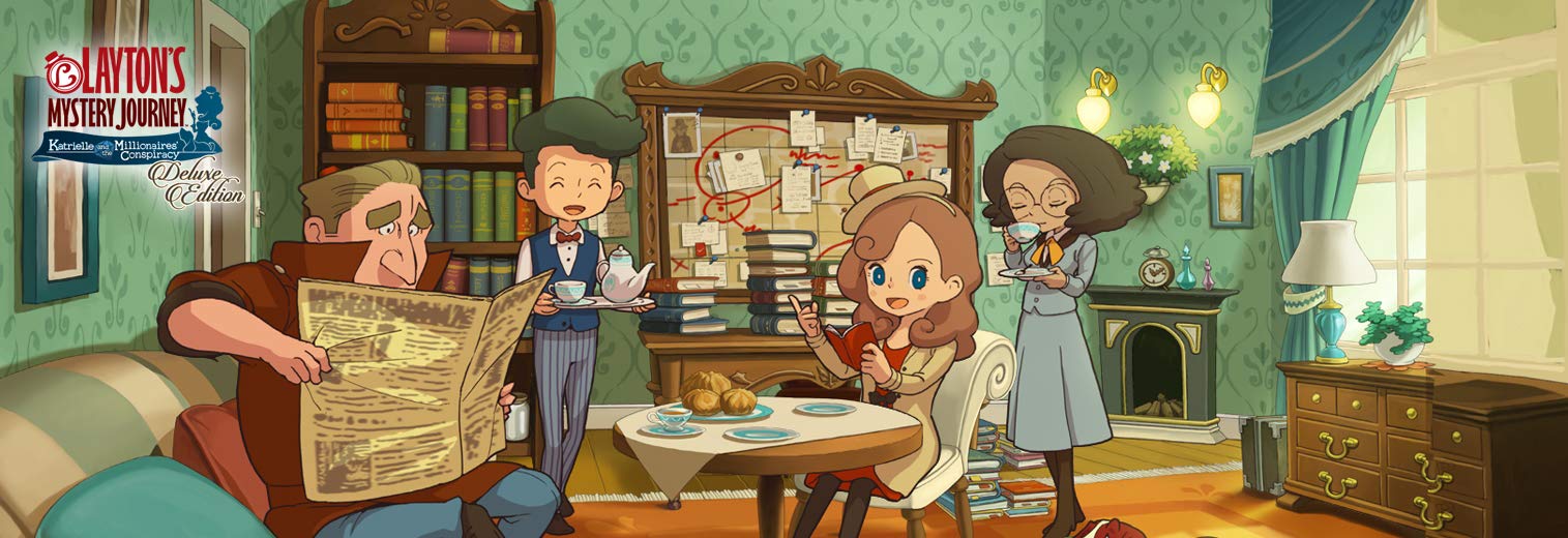 Layton's Mystery Journey: Katrielle and the Millionaires' Conspiracy - Deluxe Edition - (NSW) Nintendo Switch Video Games Level 5   