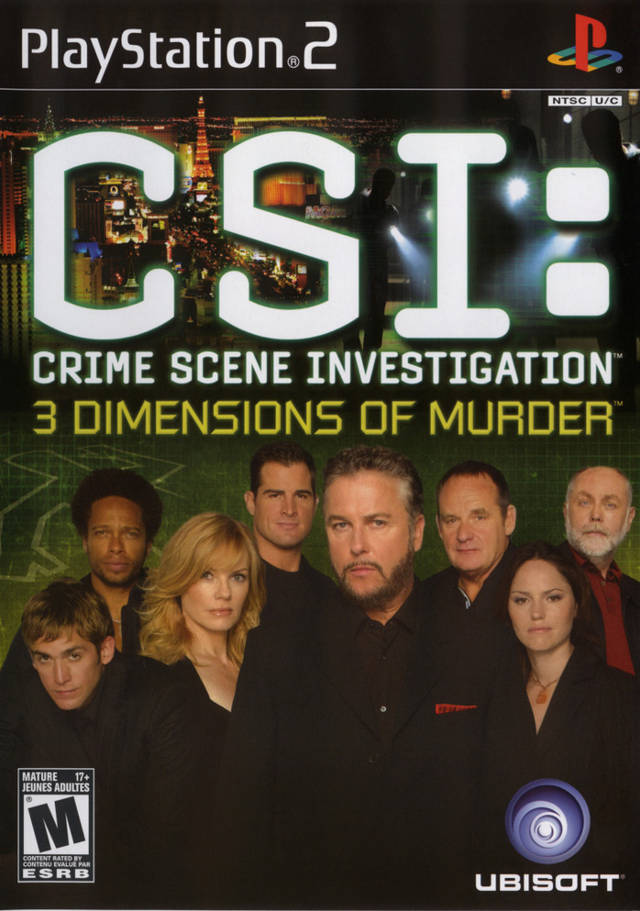 CSI: Crime Scene Investigation: 3 Dimensions of Murder - (PS2) PlayStation 2 [Pre-Owned] Video Games Ubisoft   