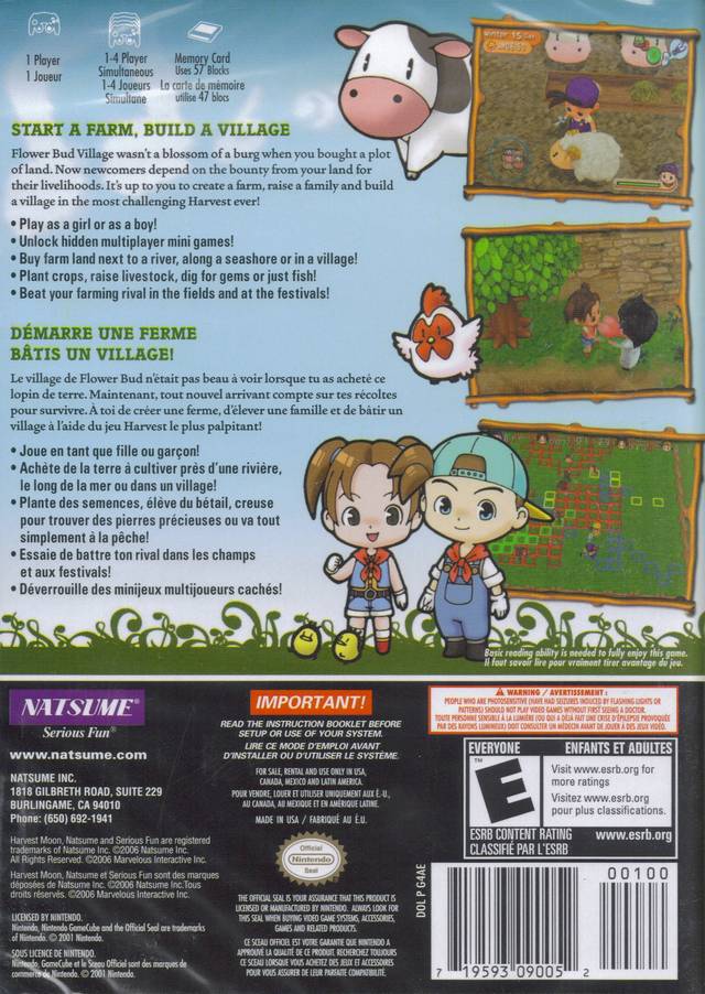 Harvest Moon: Magical Melody (Player's Choice)  - (GC) GameCube [Pre-Owned] Video Games Natsume   