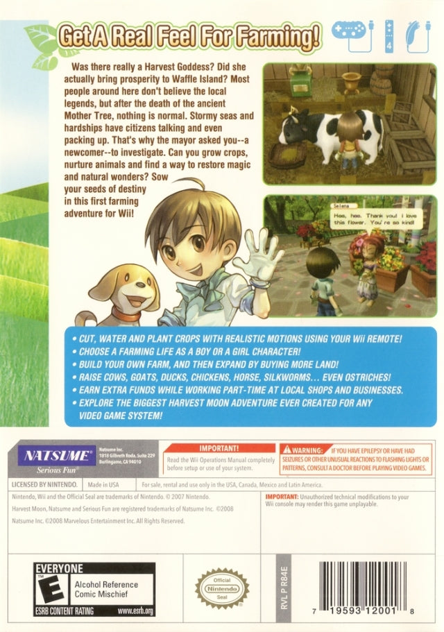 Harvest Moon: Tree of Tranquility - Nintendo Wii [Pre-Owned] Video Games Natsume   