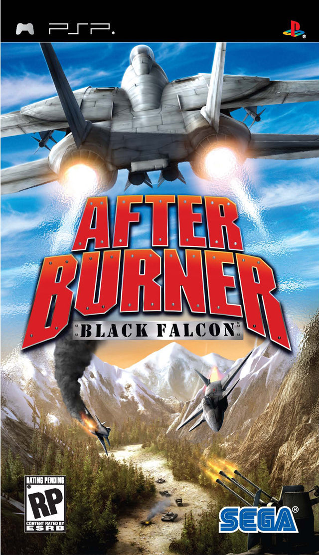 After Burner: Black Falcon - Sony PSP Video Games Sega   