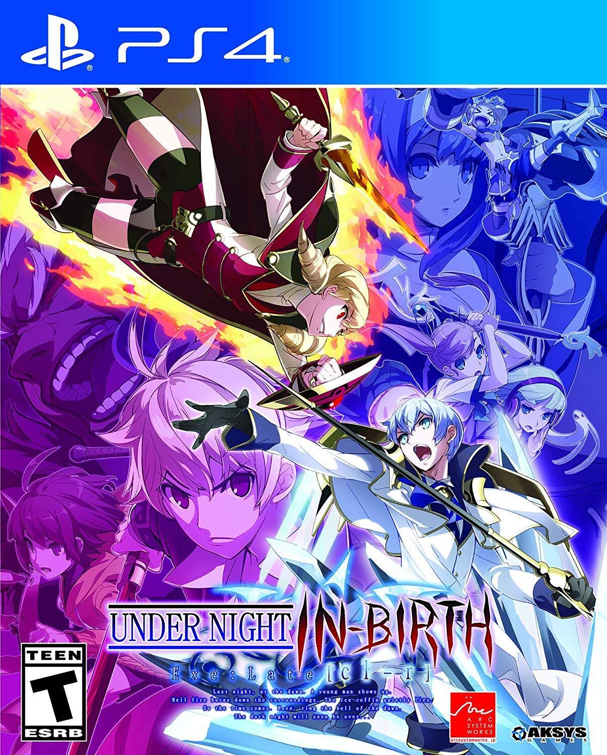 Under Night In-Birth Exe: Late[Cl-R] - PlayStation 4 Collectors Edition Video Games Aksys   