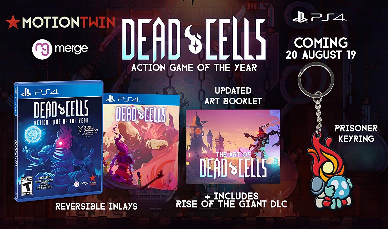 Dead Cells - Action Game of The Year - PlayStation 4 Video Games Merge Games   