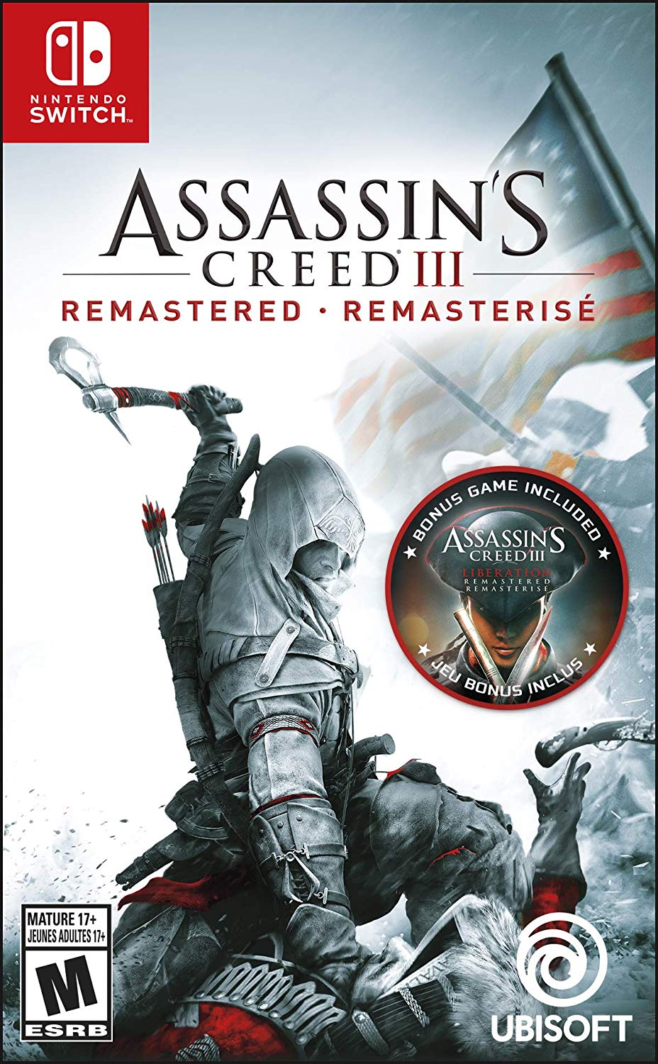 Assassin's Creed III: Remastered - (NSW) Nintendo Switch Video Games Ubisoft   