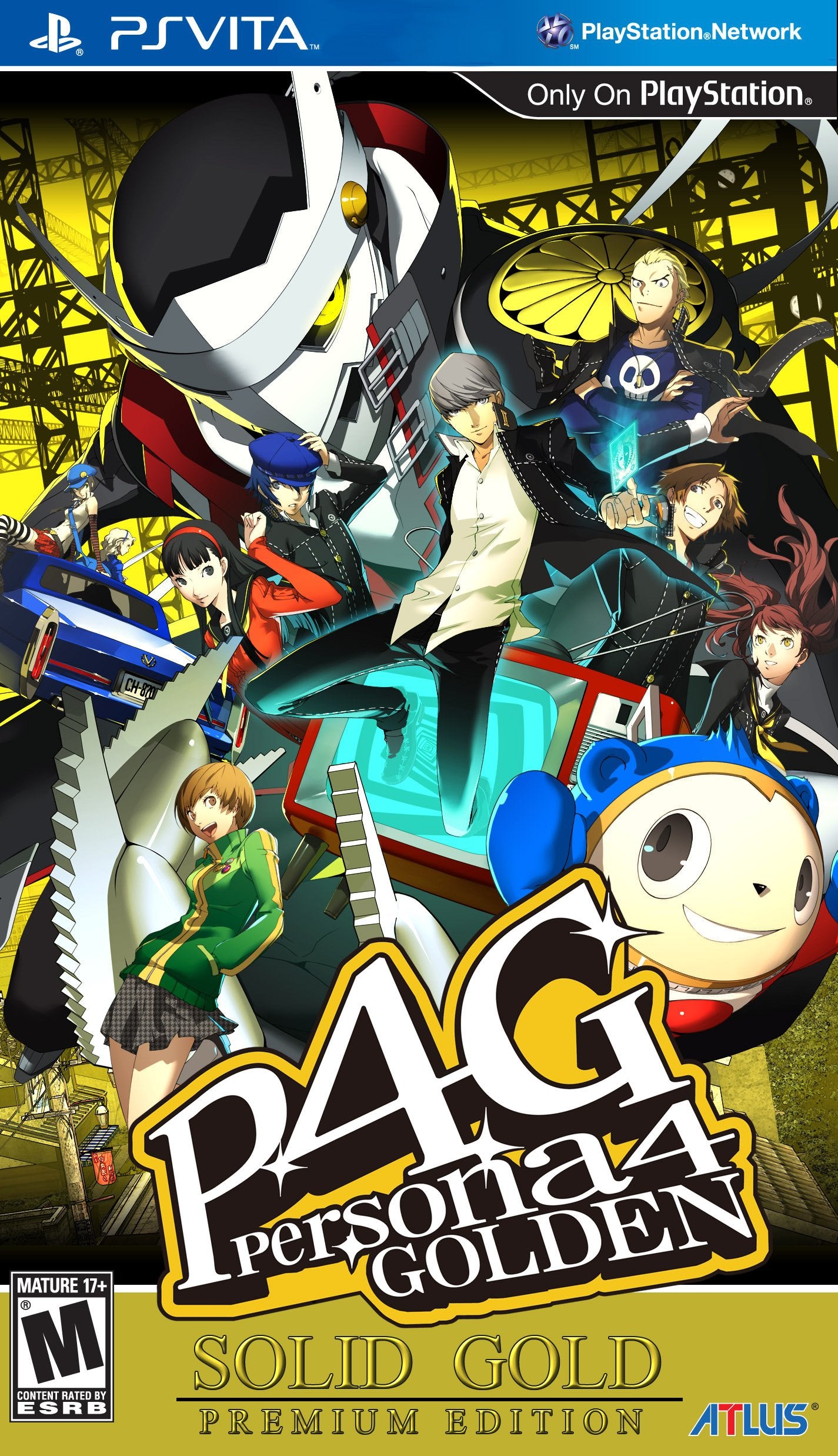 Persona 4 Golden: Solid Gold Premium Edition - PlayStation Vita Video Games J&L Game   