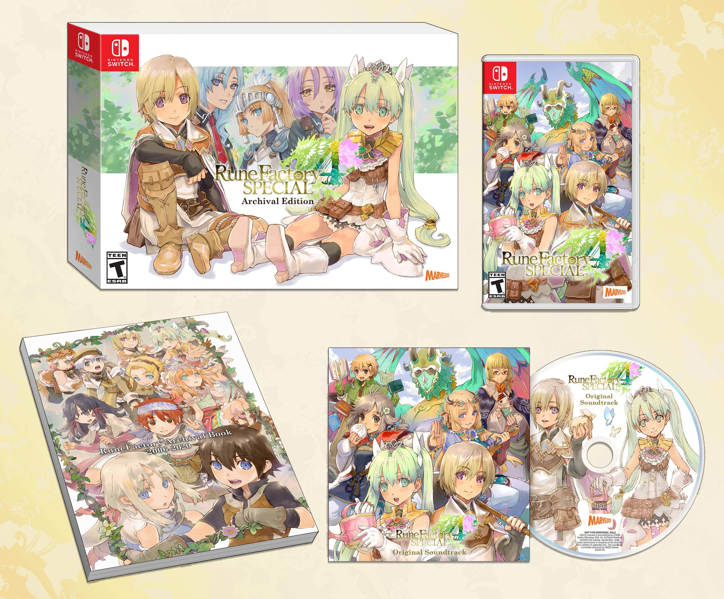 Rune Factory 4 Special - Archival Edition - Nintendo Switch Video Games Xseed   