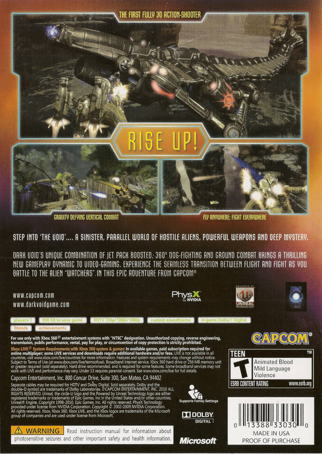 Dark Void - Xbox 360 Video Games Capcom   