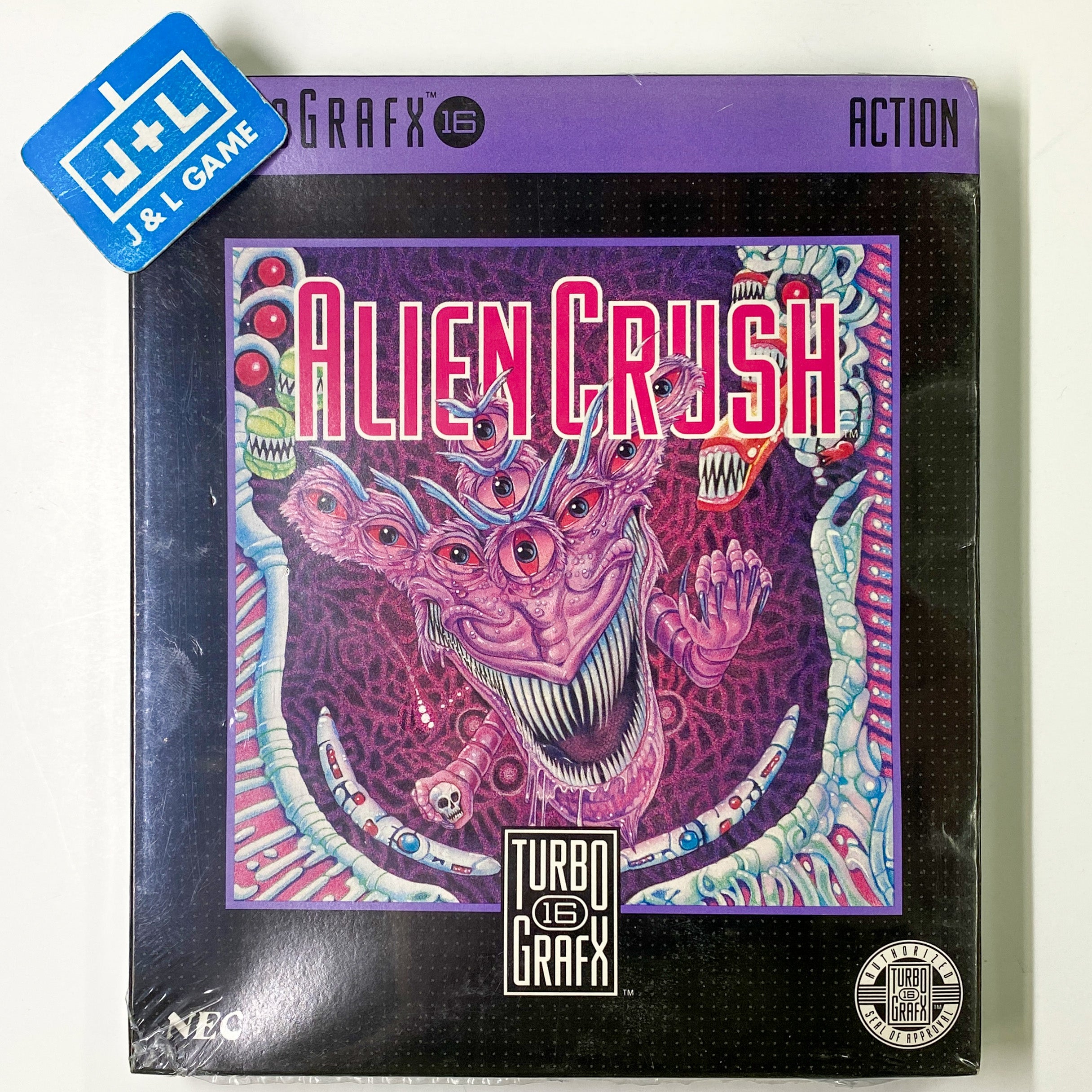 Alien Crush - TurboGrafx-16 Video Games NEC   