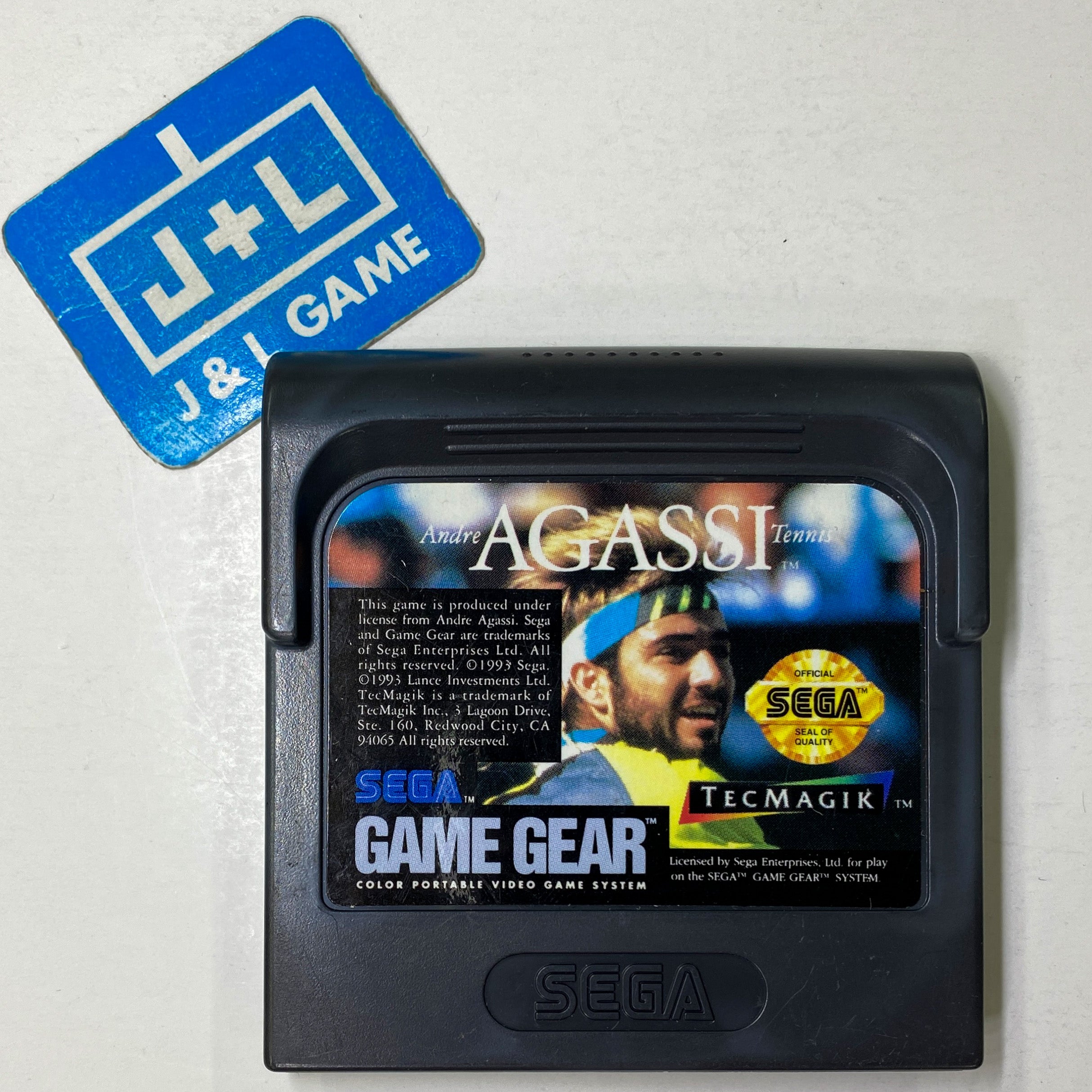 Andre Agassi Tennis - SEGA GameGear [Pre-Owned] Video Games Sega   