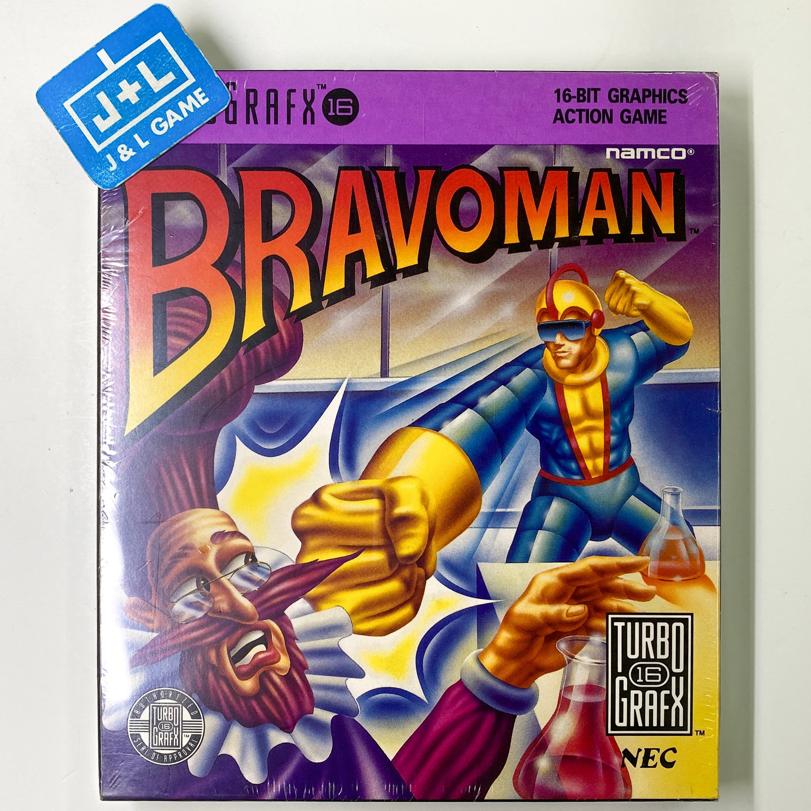 Bravoman - TurboGrafx-16 Video Games Turbo Technologies, Inc.   