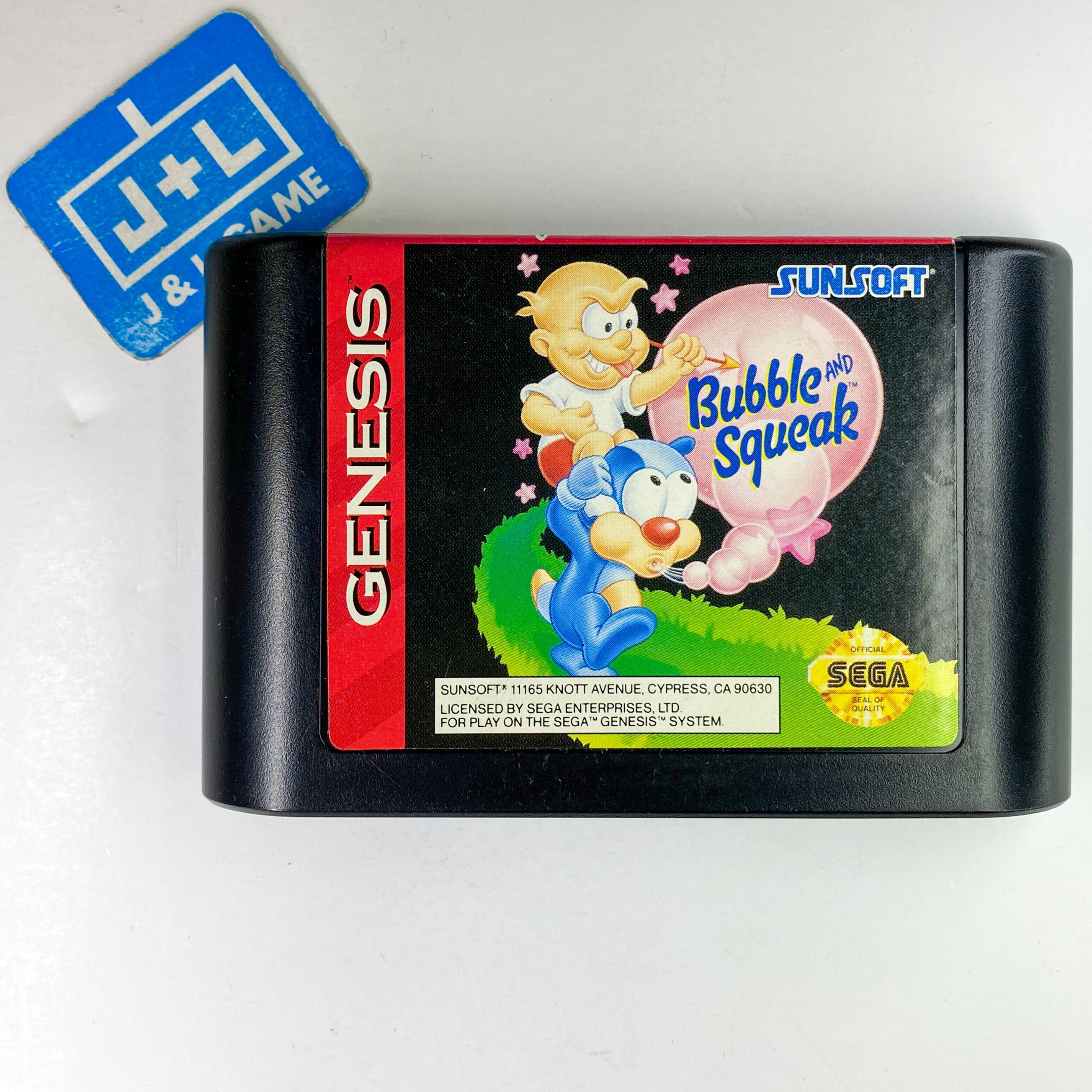 Bubble and Squeak - SEGA Genesis [Pre-Owned] Video Games SunSoft   