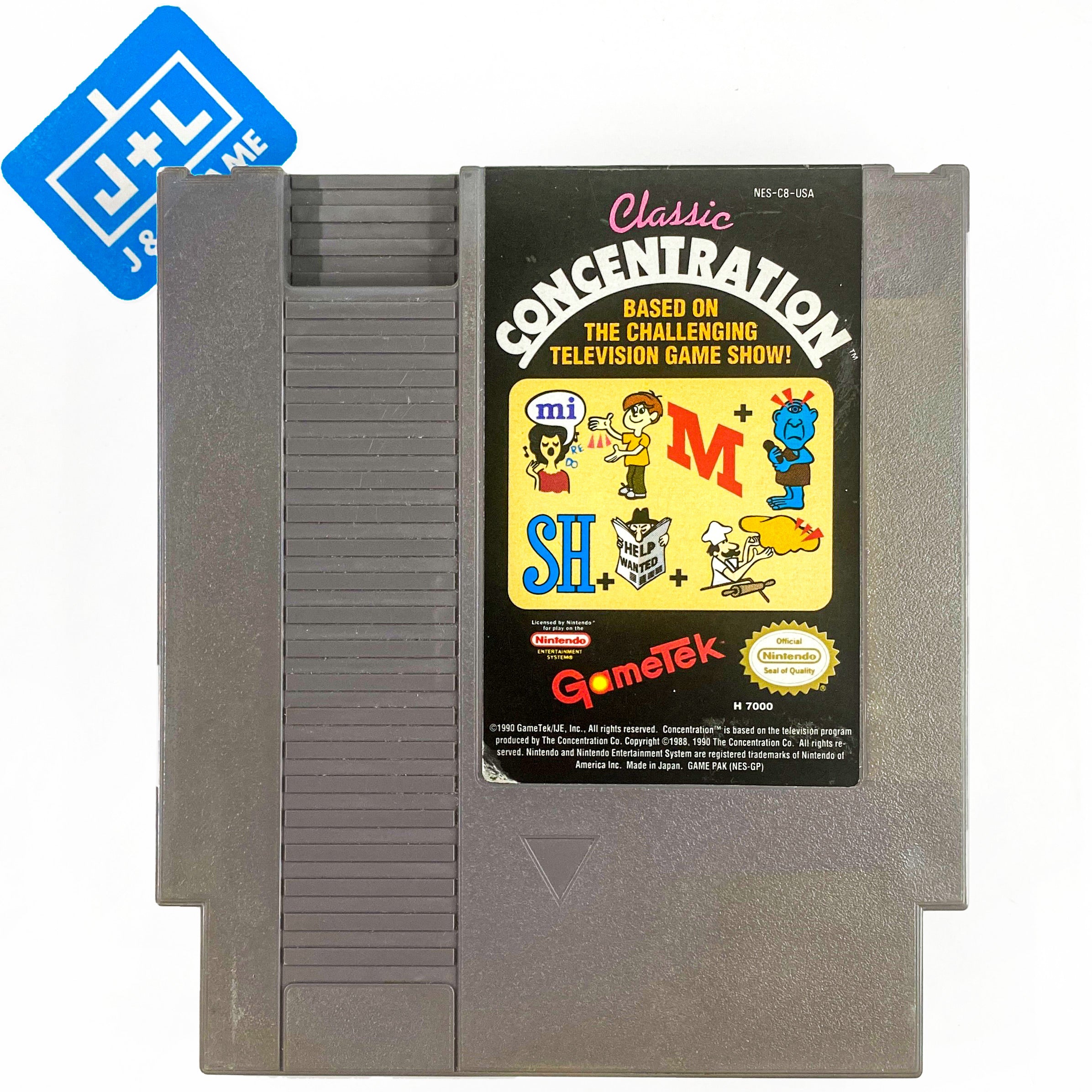 Classic Concentration - (NES) Nintendo Entertainment System [Pre-Owned] Video Games GameTek   