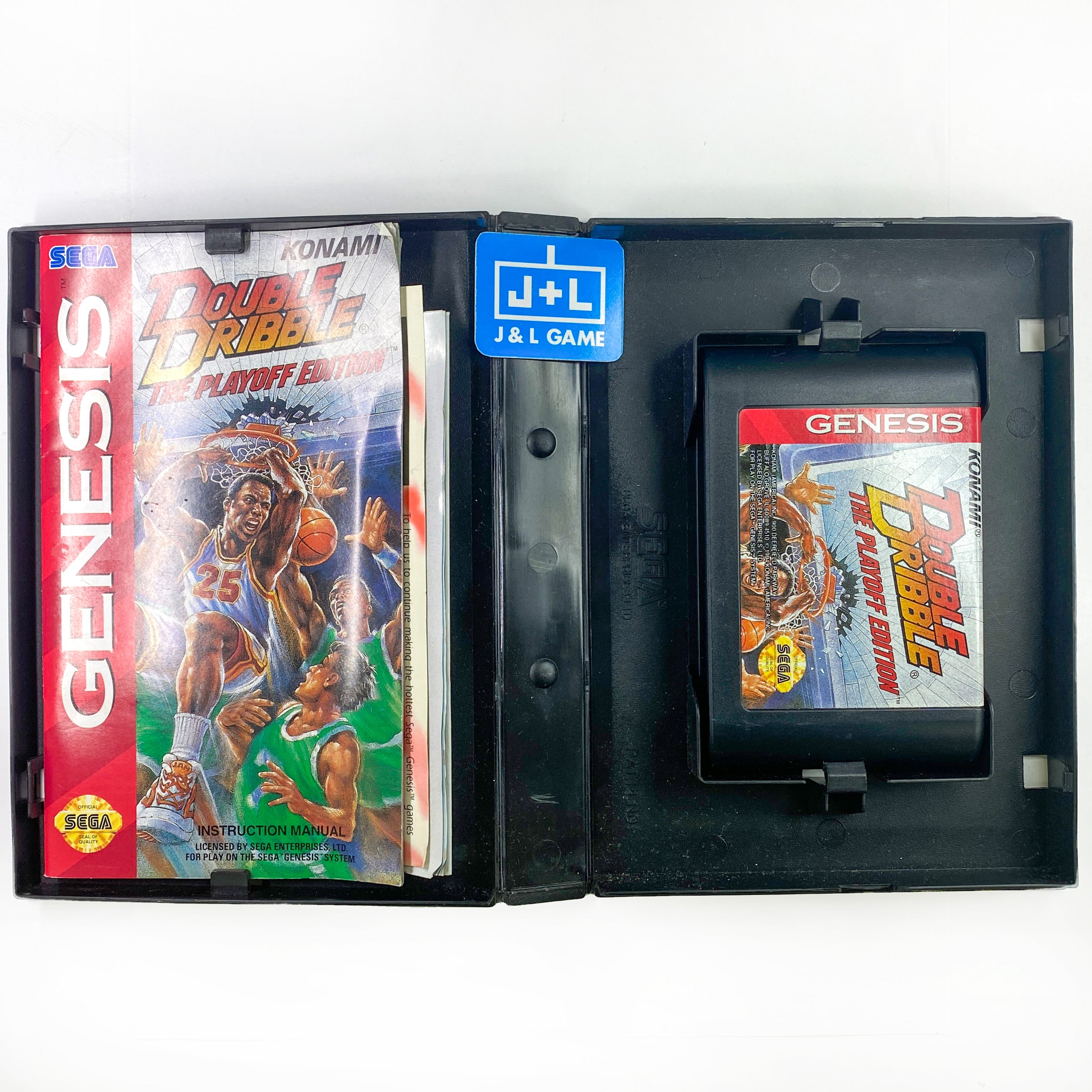 Double Dribble: The Playoff Edition - SEGA Genesis [Pre-Owned] Video Games Konami   