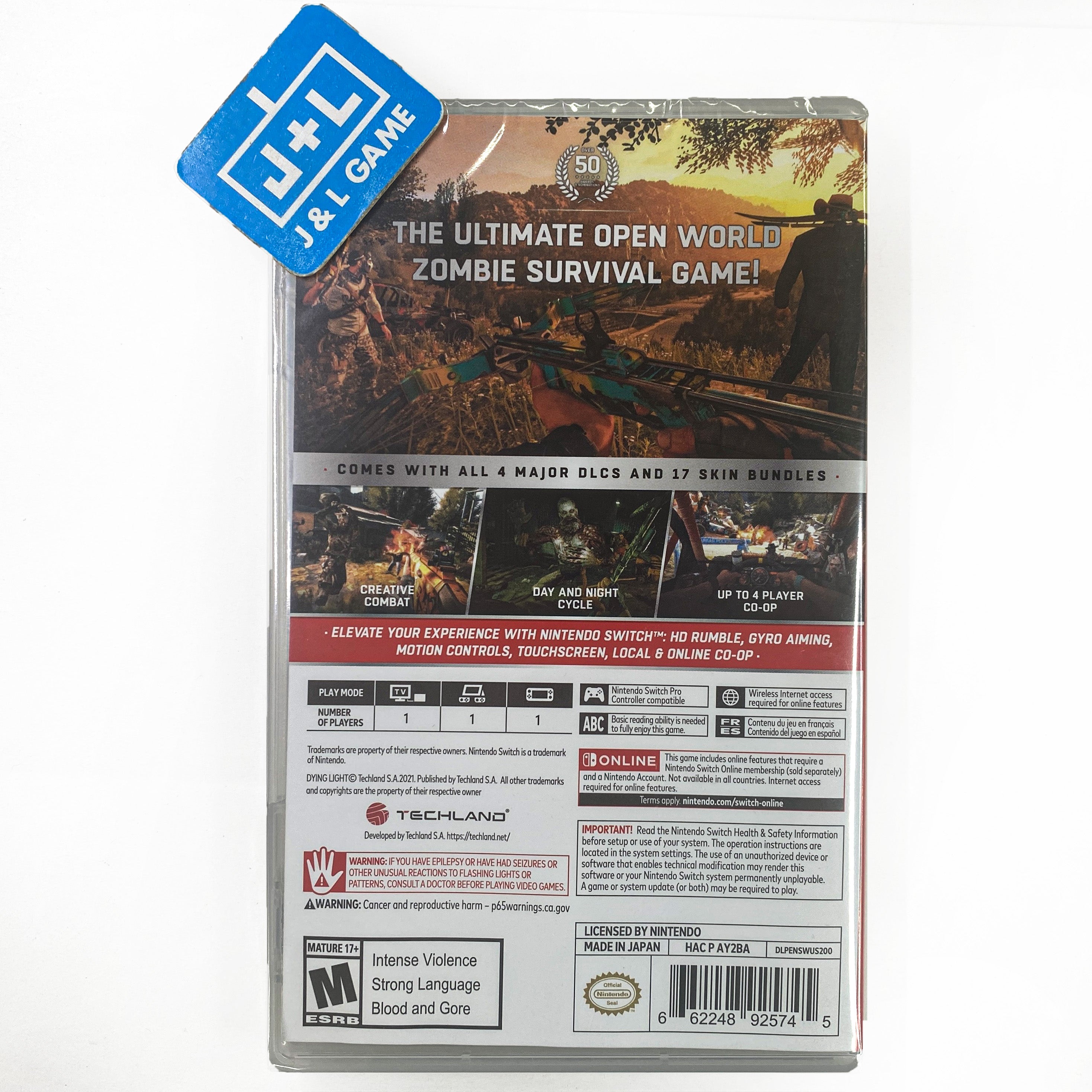 Dying Light: Platinum Edition - (NSW) Nintendo Switch Video Games Techland   