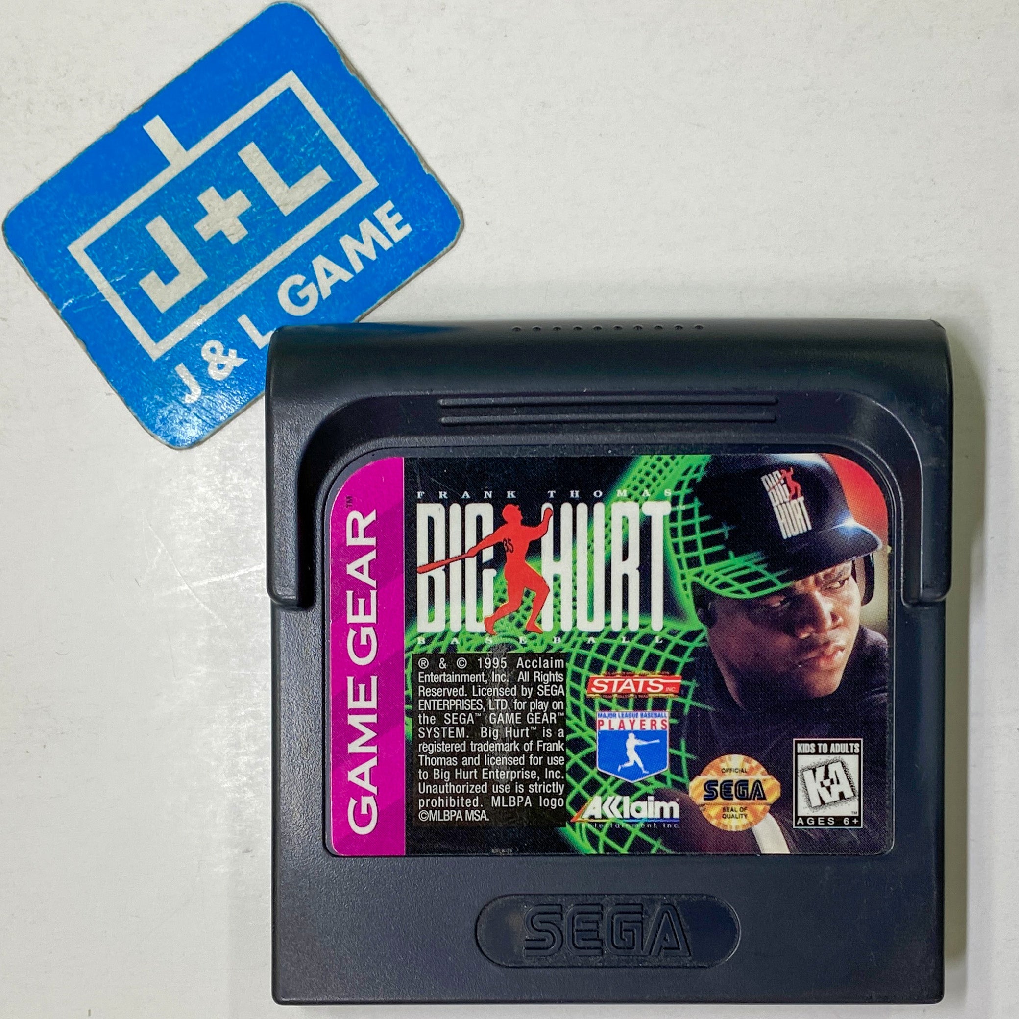 Frank Thomas Big Hurt Baseball - SEGA GameGear [Pre-Owned] Video Games Acclaim   