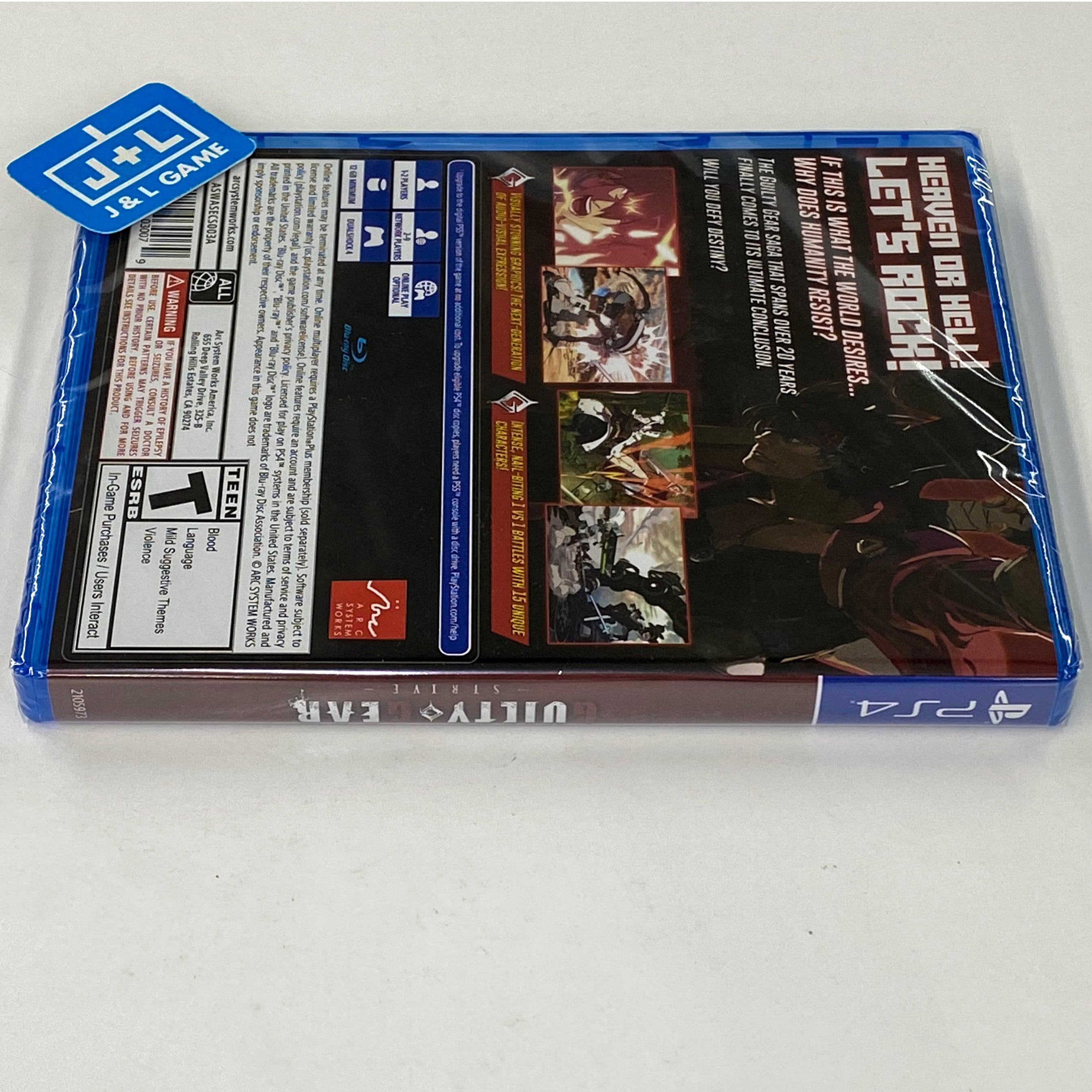 Guilty Gear -Strive- - (PS4) PlayStation 4 Video Games ARC SYSTEM WORKS   